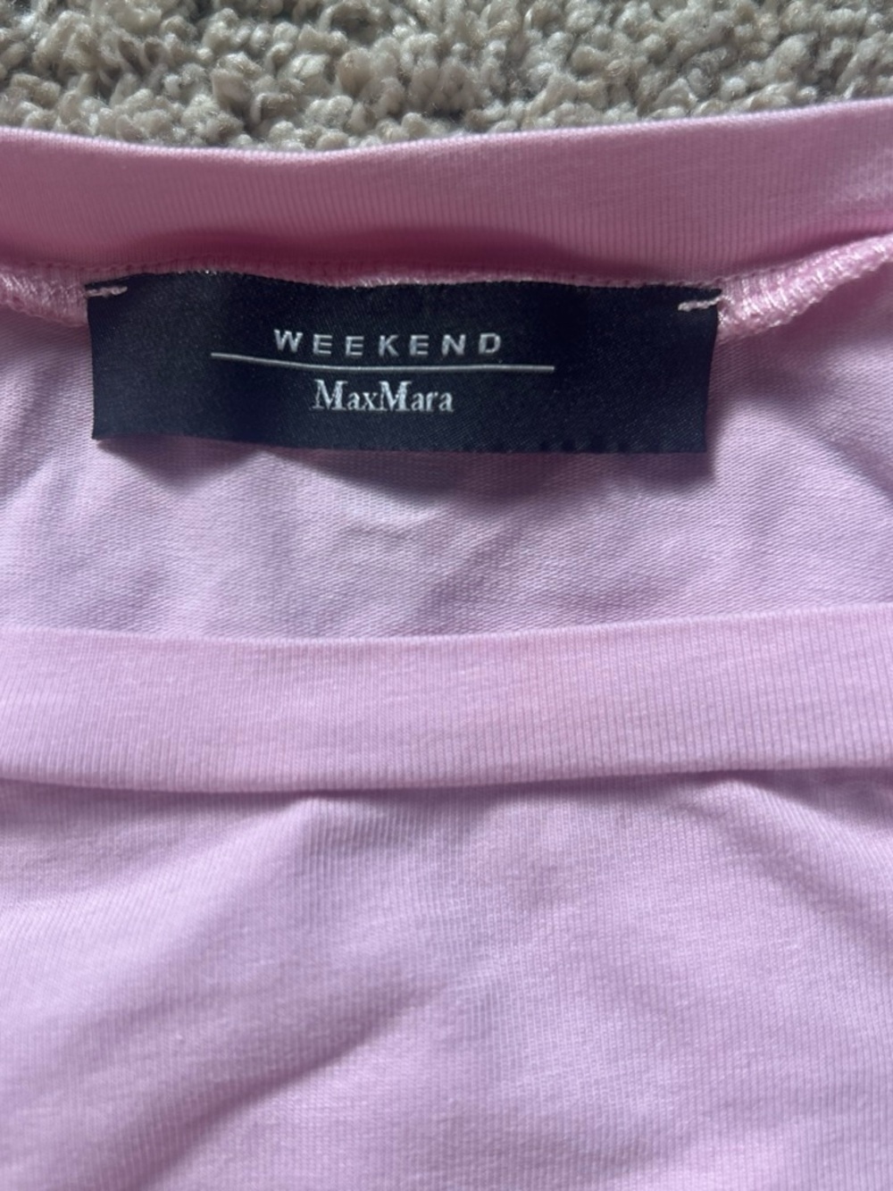 MaxMara Weekend Pastel Pink Short Sleeve Tee
